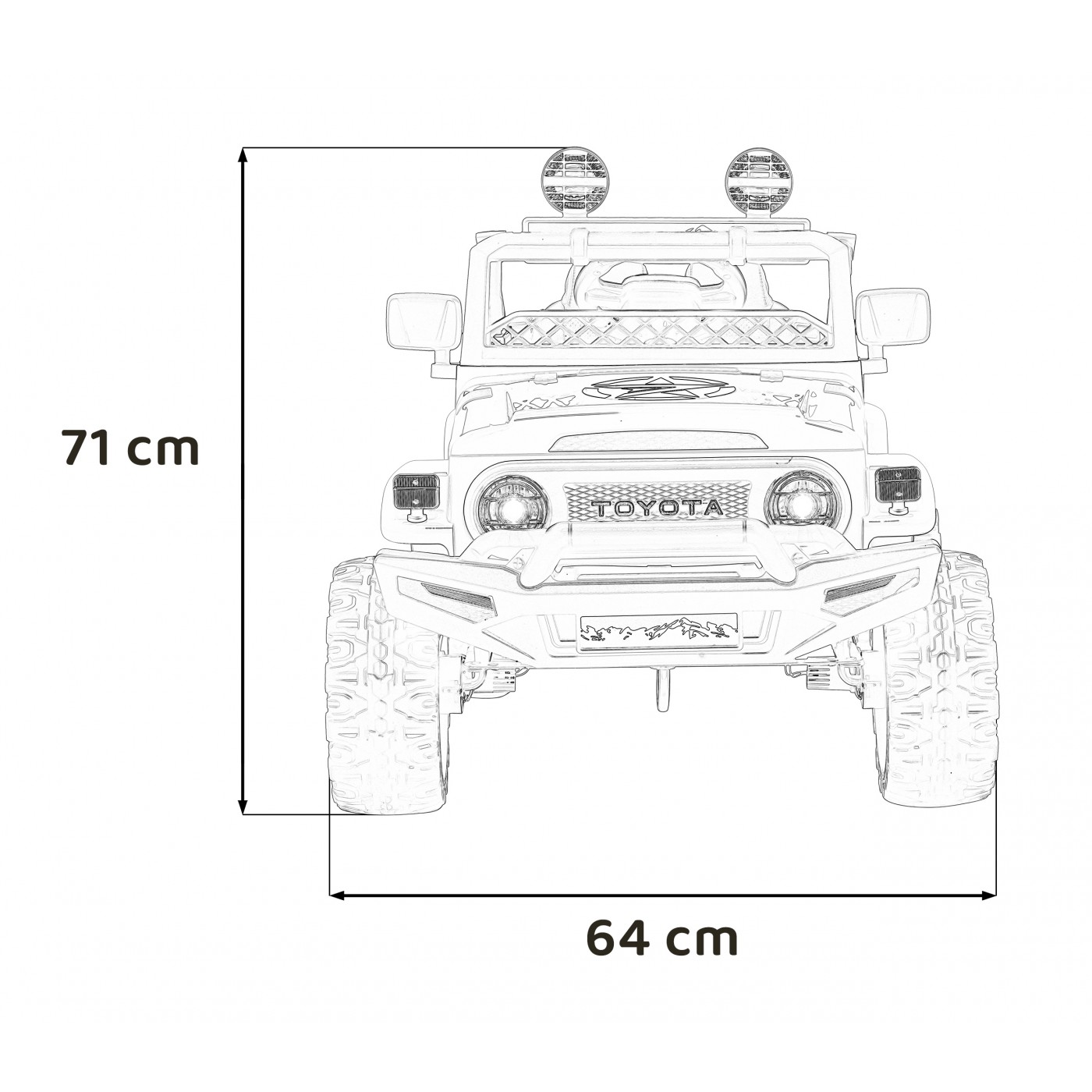 Vozidlo Toyota FJ Cruiser maskáčové