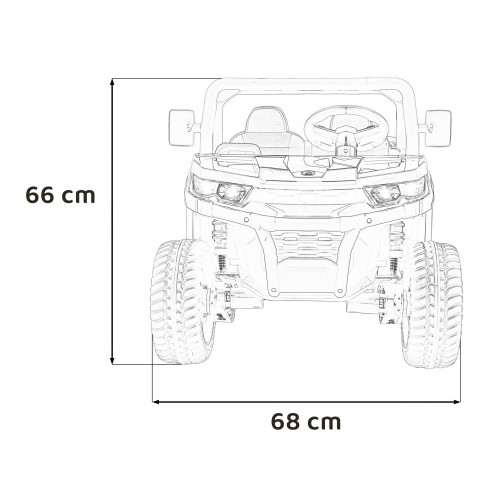 Vozidlo Pick-Up Speed 900 zelené
