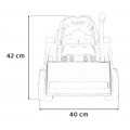 Rypadlový traktor G320 žlutý