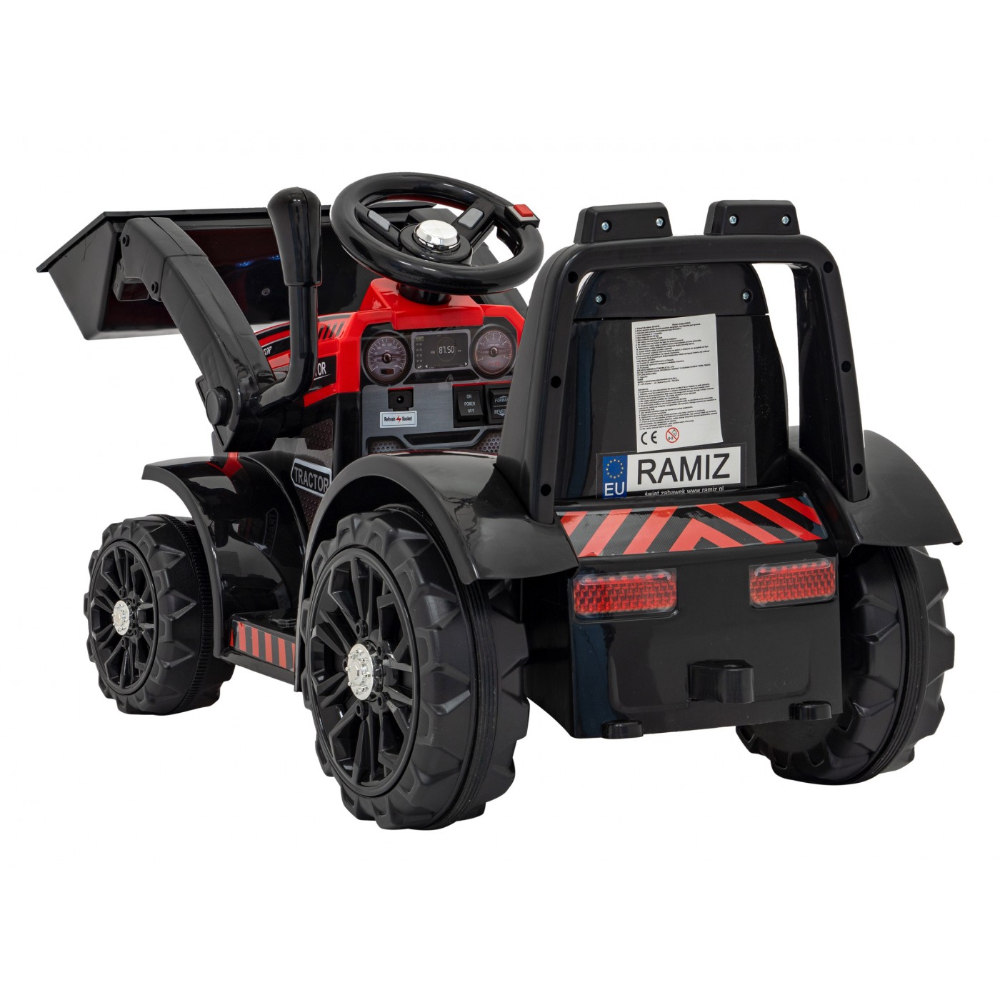 Rypadlový traktor G320 červený