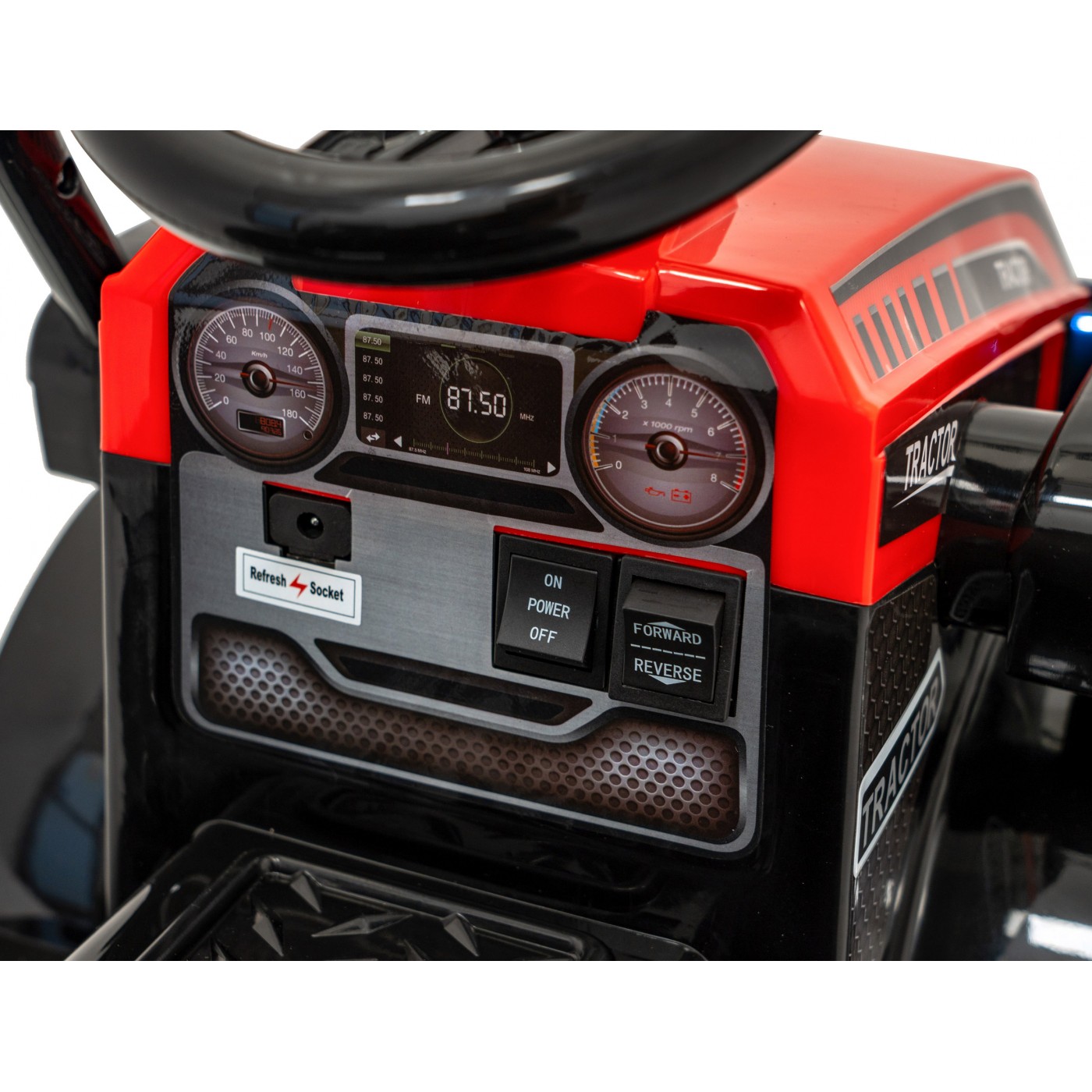 Rypadlový traktor G320 červený