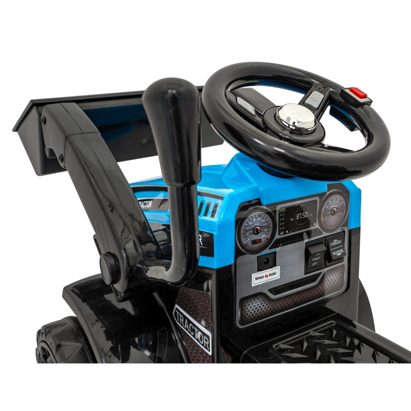 Rypadlový traktor G320 modrý