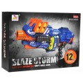 Dětská poloautomatická puška 8+ Blaze Storm 12 pěnových koulí Hračka zbraň