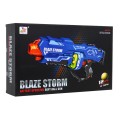 Velká puška pro dospívající 14 Blaze Storm 12 kuliček Pěnové míčky + Opěrka navíc