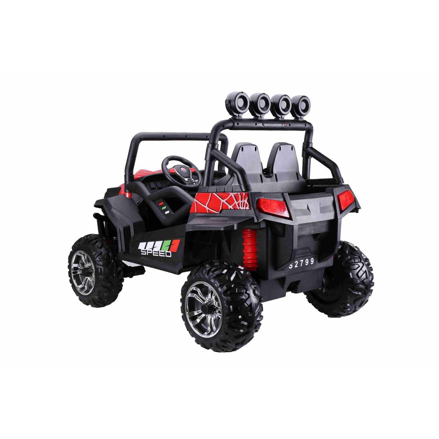 Terenowe Grand Buggy Lift dla dzieci Spyder + Naped 4x4 + Pilot + Bagaznik + Radio MP3 + LED