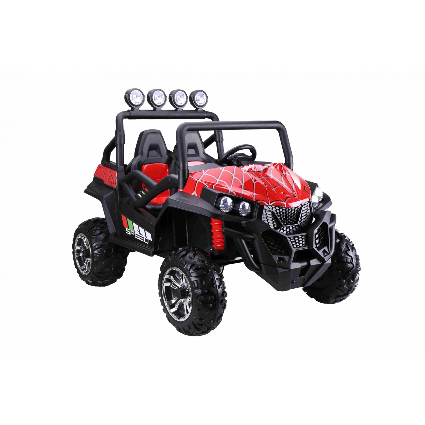 Terenowe Grand Buggy Lift dla dzieci Spyder + Naped 4x4 + Pilot + Bagaznik + Radio MP3 + LED