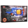 Pistole Blaze Storm modrá 20 Nábojů