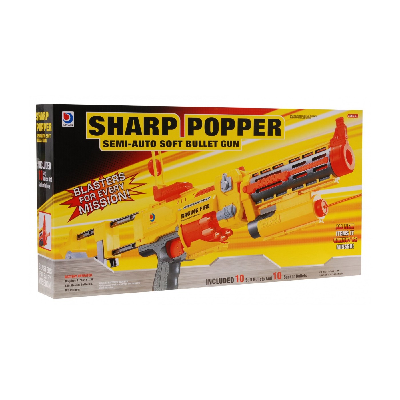 Puška Blaze Storm Sharp Popper Žlutá