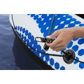 Nafukovací kolo Hydro-Force se stříškou 123x123x51cm BESTWAY + síťované dno + opěrka zad