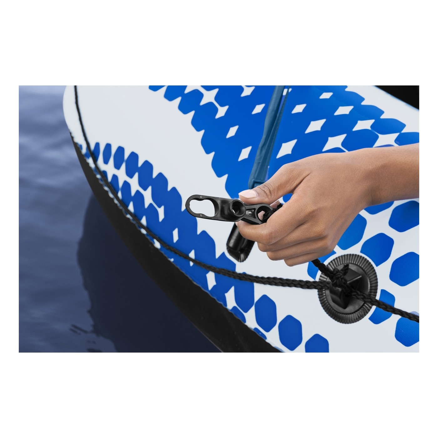 Nafukovací kolo Hydro-Force se stříškou 123x123x51cm BESTWAY + síťované dno + opěrka zad