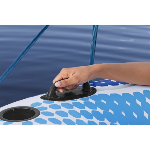 Nafukovací kolo Hydro-Force se stříškou 123x123x51cm BESTWAY + síťované dno + opěrka zad