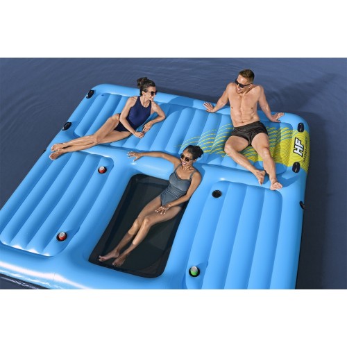 Wyspa HYDRO-Force + Zjezdzalnia 376x311cm BESTWAY