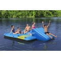 Wyspa HYDRO-Force + Zjezdzalnia 376x311cm BESTWAY