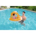 BESTWAY nafukovací ponton liška pro děti 3+ 94x66cm + nafukovací stříška + senzorické chrastítko