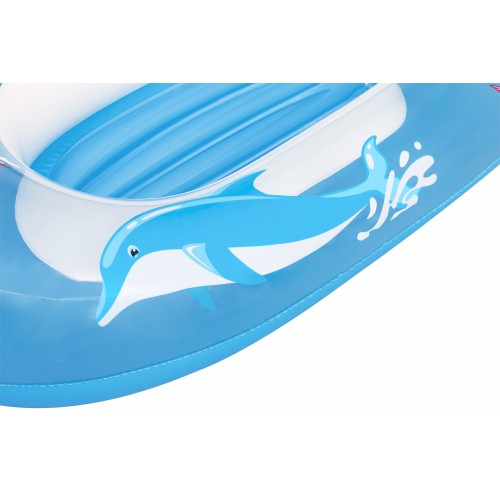 Ponton Niebieski Delfinek102x69 cm BESTWAY