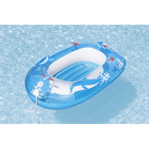Ponton Niebieski Delfinek102x69 cm BESTWAY