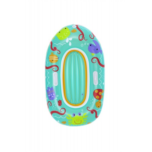 BESTWAY 119x79cm nafukovací ponton Mořská zvířátka pro děti 3+ + nafukovací dno