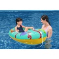 BESTWAY 119x79cm nafukovací ponton Mořská zvířátka pro děti 3+ + nafukovací dno