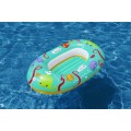 BESTWAY 119x79cm nafukovací ponton Mořská zvířátka pro děti 3+ + nafukovací dno