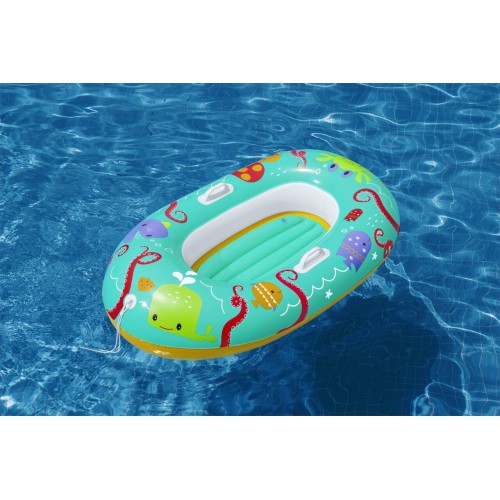 BESTWAY 119x79cm nafukovací ponton Mořská zvířátka pro děti 3+ + nafukovací dno