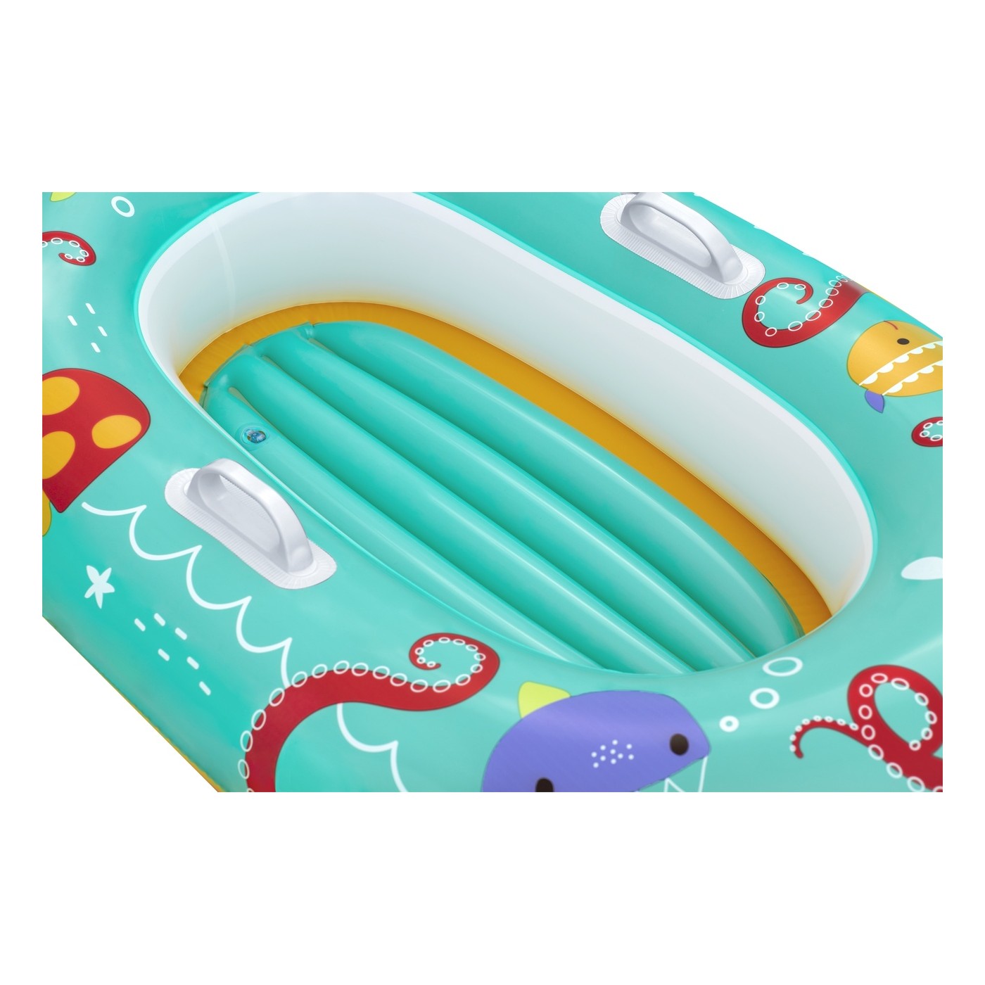 BESTWAY 119x79cm nafukovací ponton Mořská zvířátka pro děti 3+ + nafukovací dno