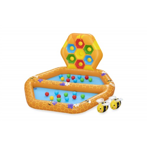 Basenik 127x119x61cm Z Gra Kulki BESTWAY