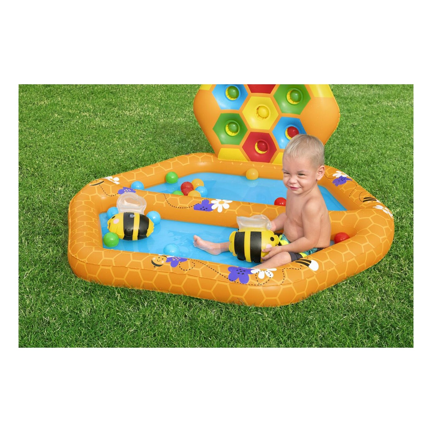 Basenik 127x119x61cm Z Gra Kulki BESTWAY