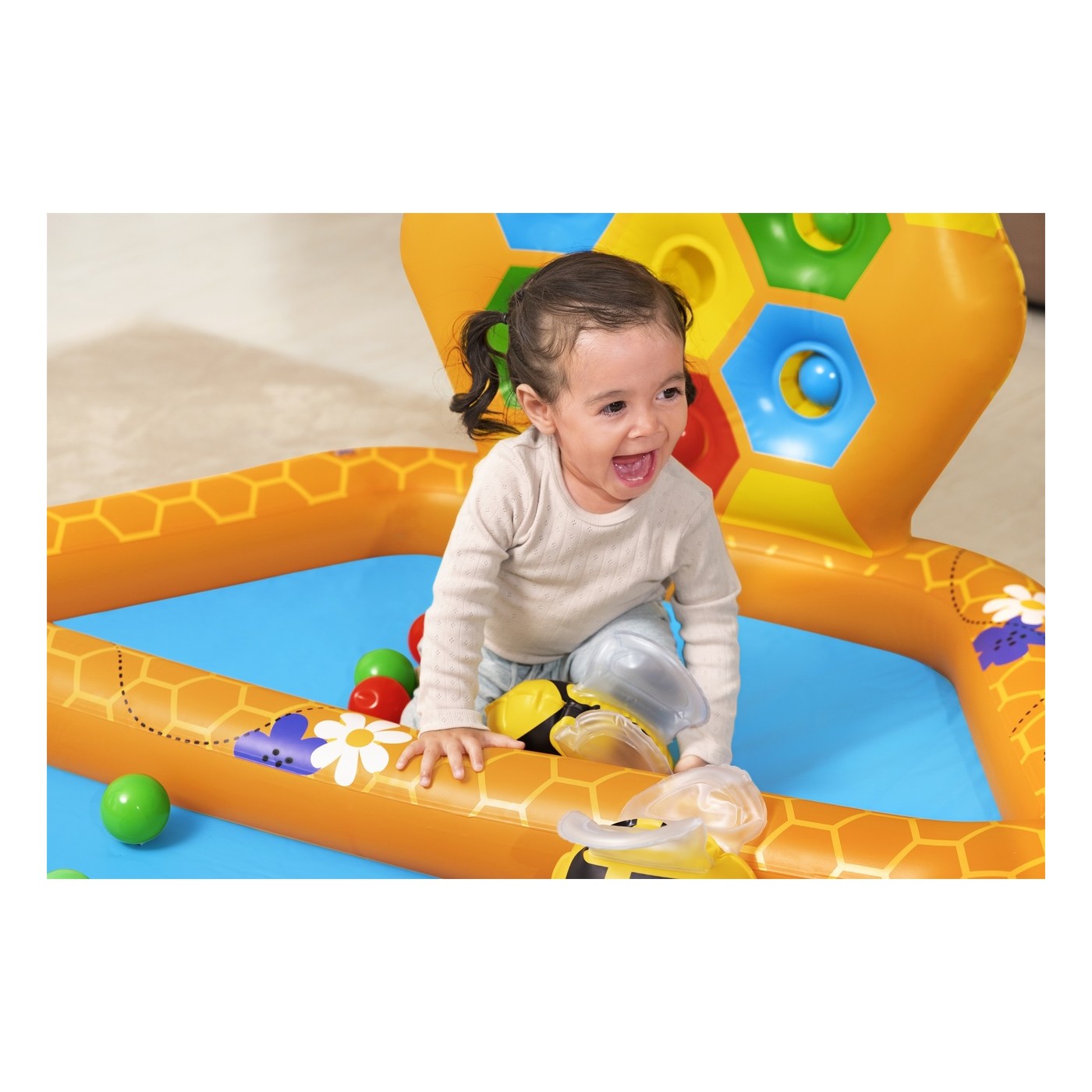 Basenik 127x119x61cm Z Gra Kulki BESTWAY