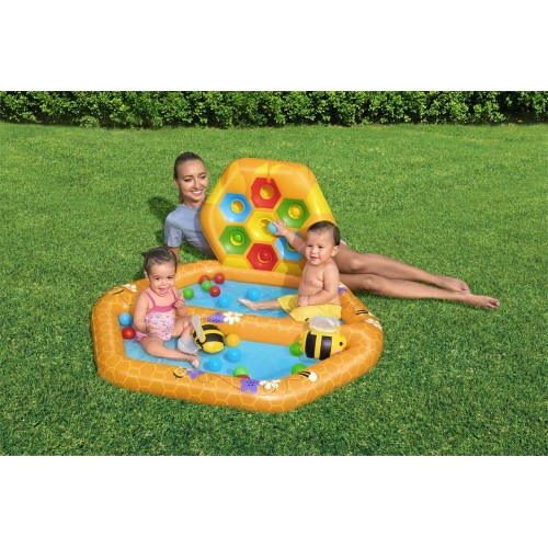 Basenik 127x119x61cm Z Gra Kulki BESTWAY