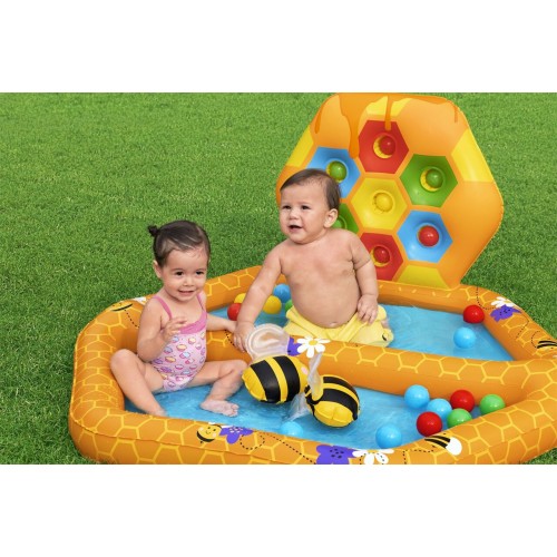Basenik 127x119x61cm Z Gra Kulki BESTWAY