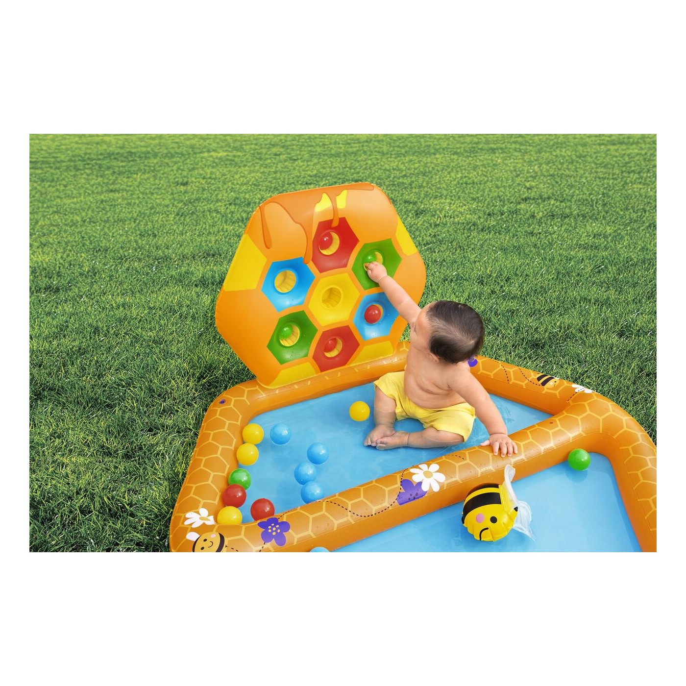 Basenik 127x119x61cm Z Gra Kulki BESTWAY