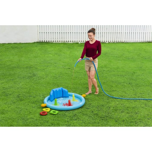 Basenik Z Daszkiem 115x89x76cm Z Gra Ukladanka BESTWAY