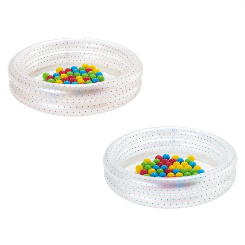 Basenik Niebieski 91x20cm + Pileczki BESTWAY