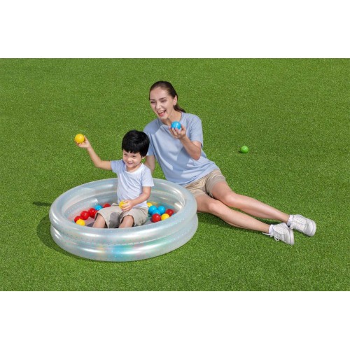 Basenik Niebieski 91x20cm + Pileczki BESTWAY