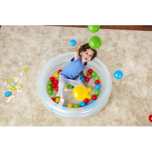 Basenik Niebieski 91x20cm + Pileczki BESTWAY