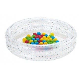 Basenik Niebieski 91x20cm + Pileczki BESTWAY