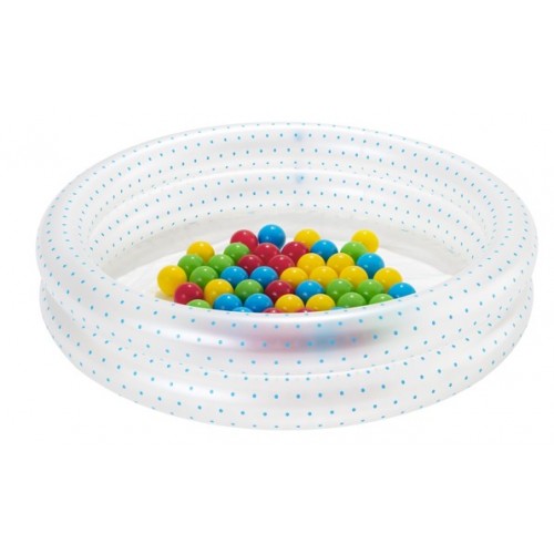 Basenik Niebieski 91x20cm + Pileczki BESTWAY