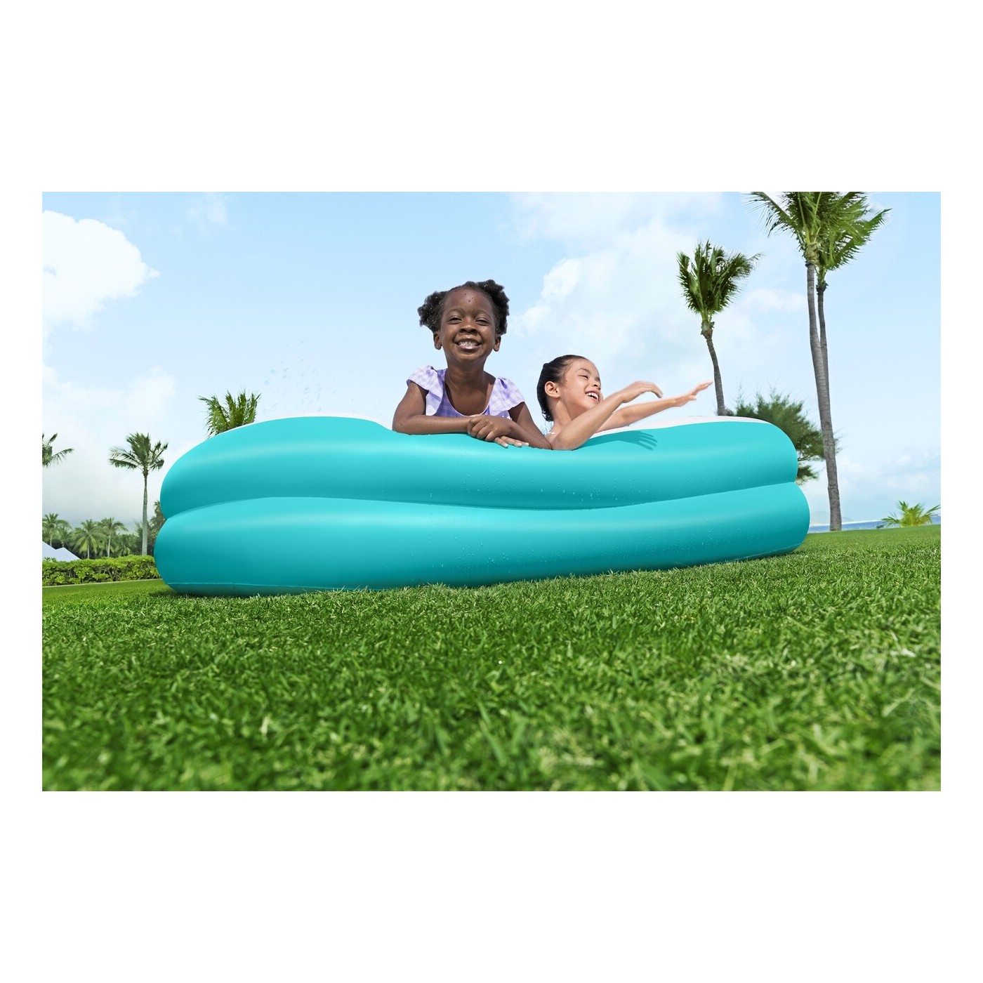 Basenik 218x218x48cm + Plywajacy Stolik BESTWAY