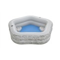 Basenik 213x206x53cm Z Siedziskami BESTWAY