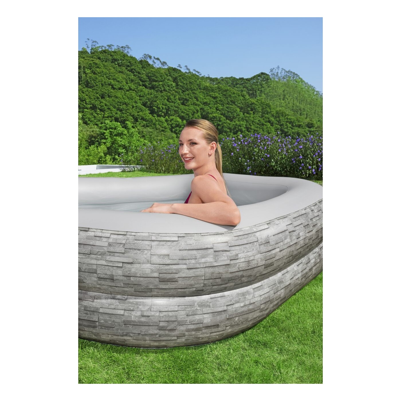 Basenik 213x206x53cm Z Siedziskami BESTWAY