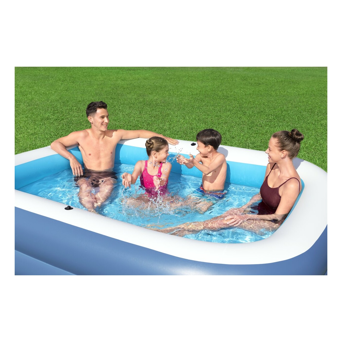 Basenik 254x178x140cm Z Daszkiem BESTWAY
