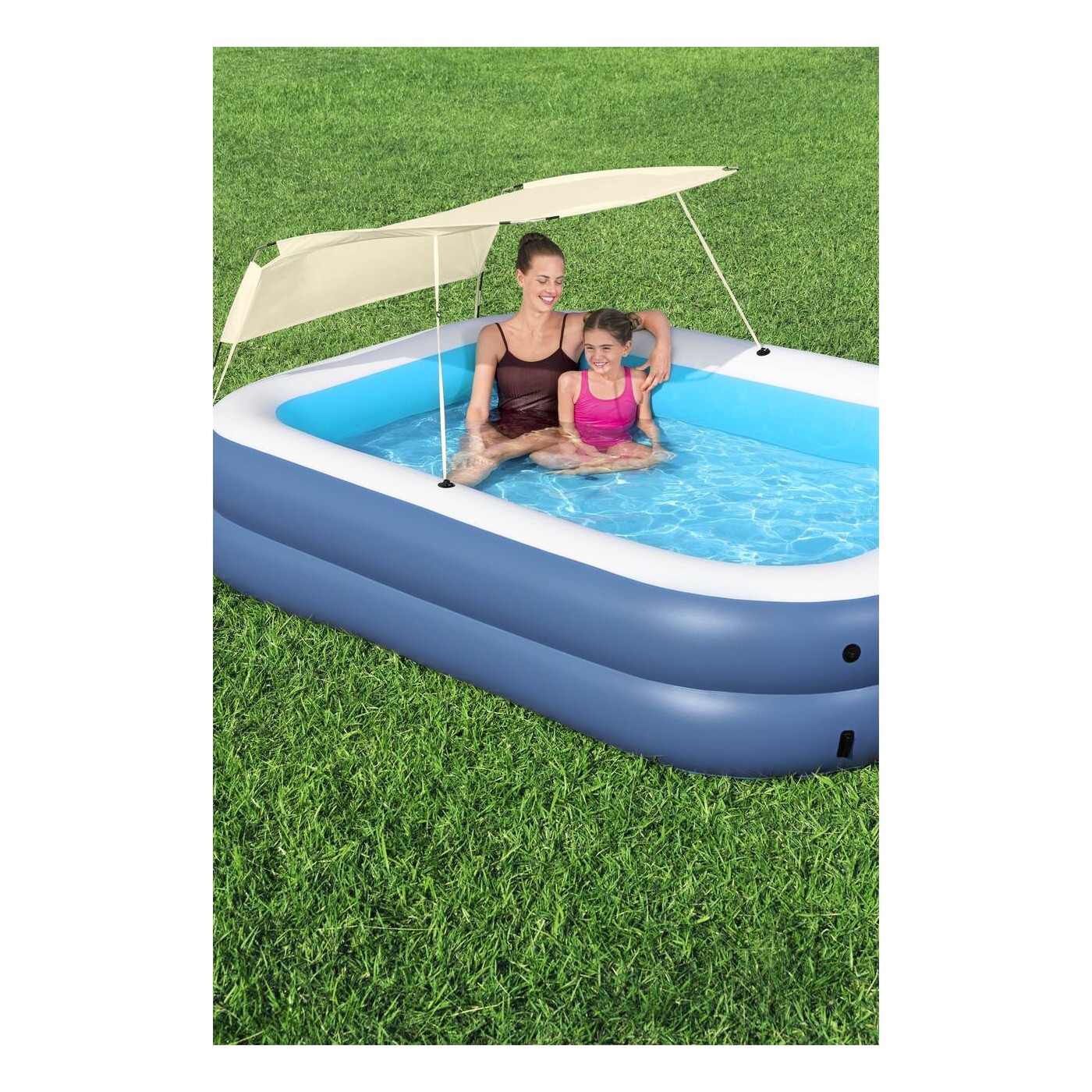 Basenik 254x178x140cm Z Daszkiem BESTWAY