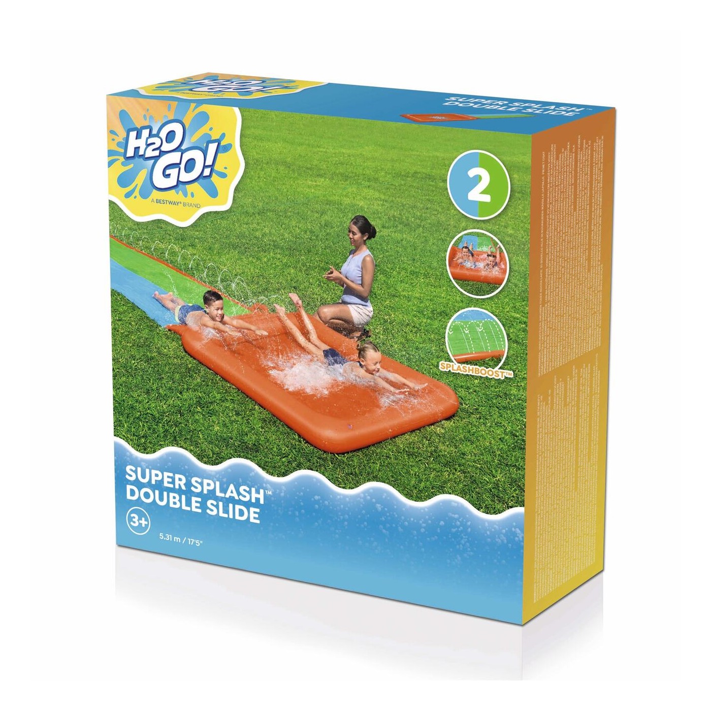 Slizg Podwójny Z Brodzikiem H20 GO! 531cm BESTWAY