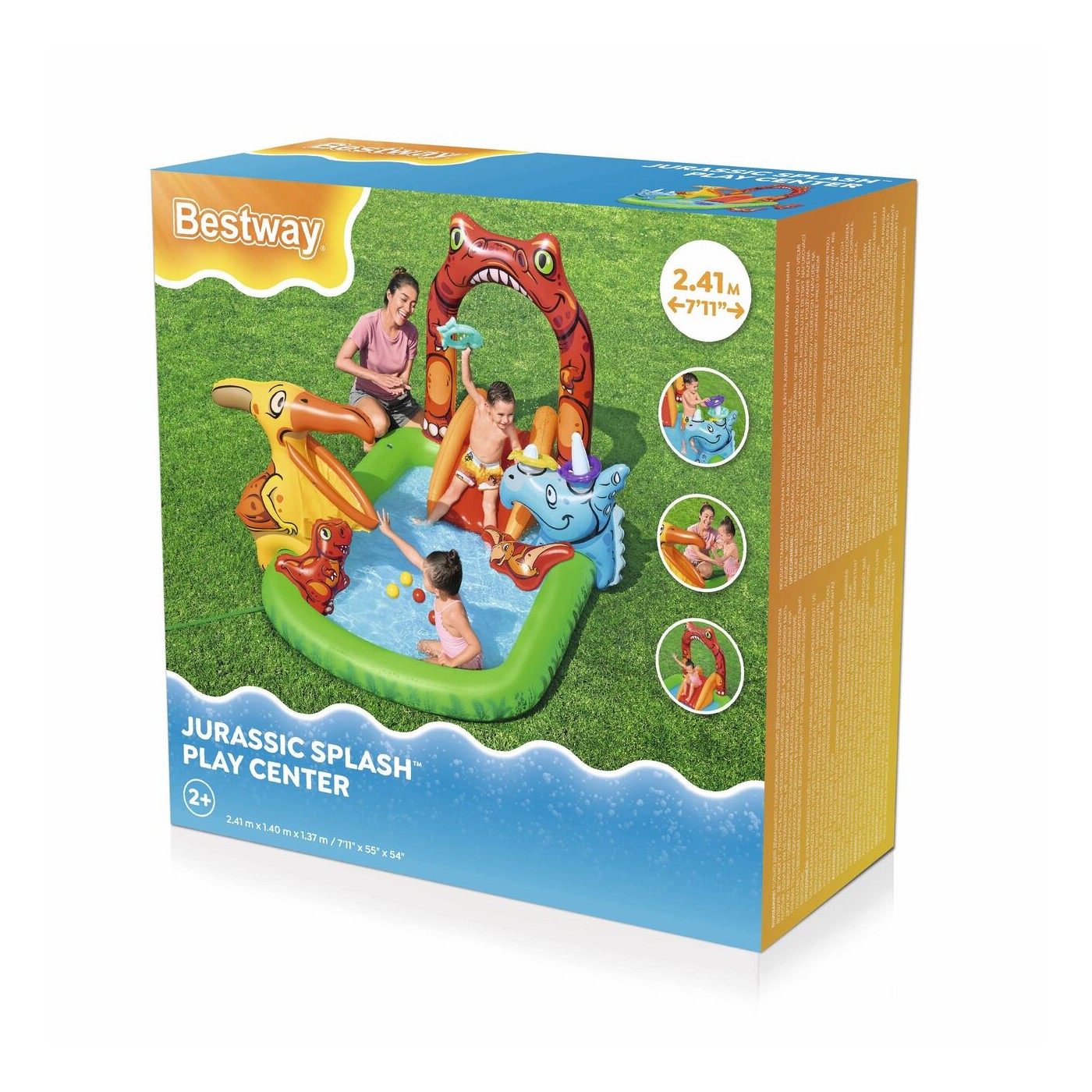 Plac Zabaw Swiat Dinozaurów 241x140x137cm BESTWAY
