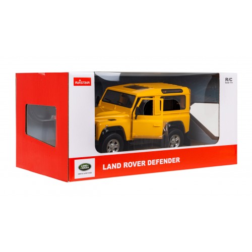 Autíčko R/C Land Rover Defender 1:14 RASTAR žluté