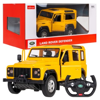 Autíčko R/C Land Rover Defender 1:14 RASTAR žluté