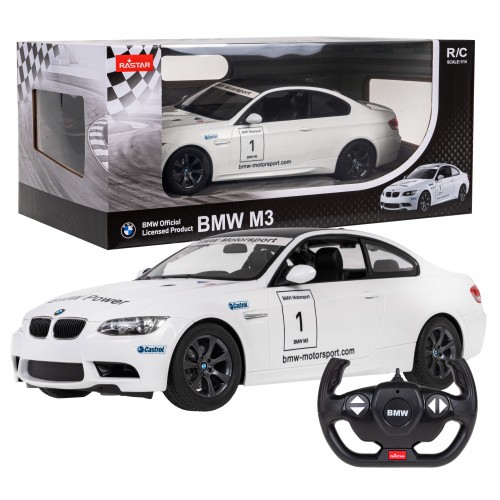 Autíčko  R/C BMW M3 1:14 RASTAR bílé