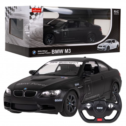Autíčko R/C BMW M3 1:14 RASTAR černé