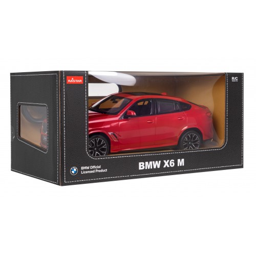 Autíčko  R/C BMW X6 M 1:14 RASTAR červené