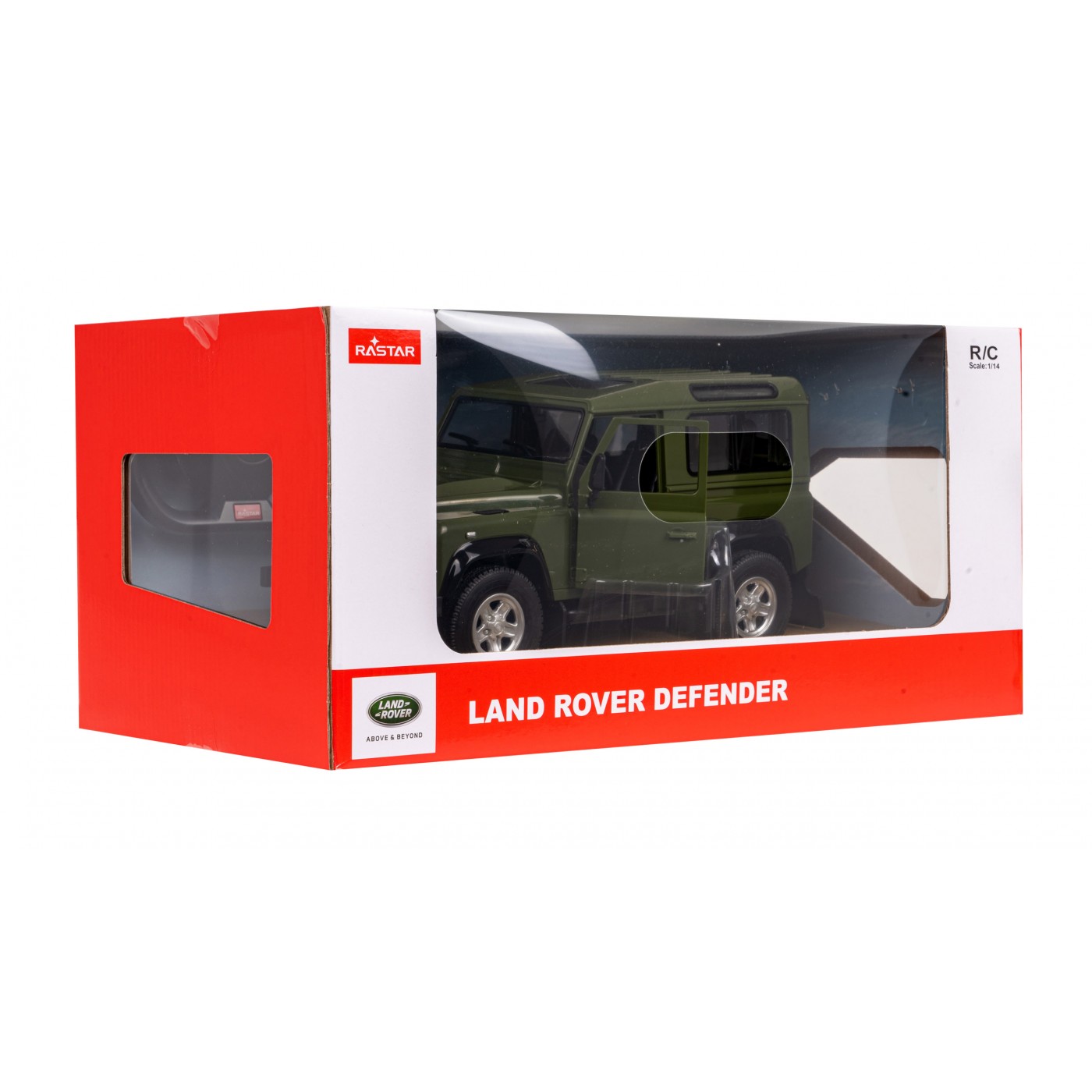 Autíčko R/C Land Rover Defender 1:14 RASTAR zelené